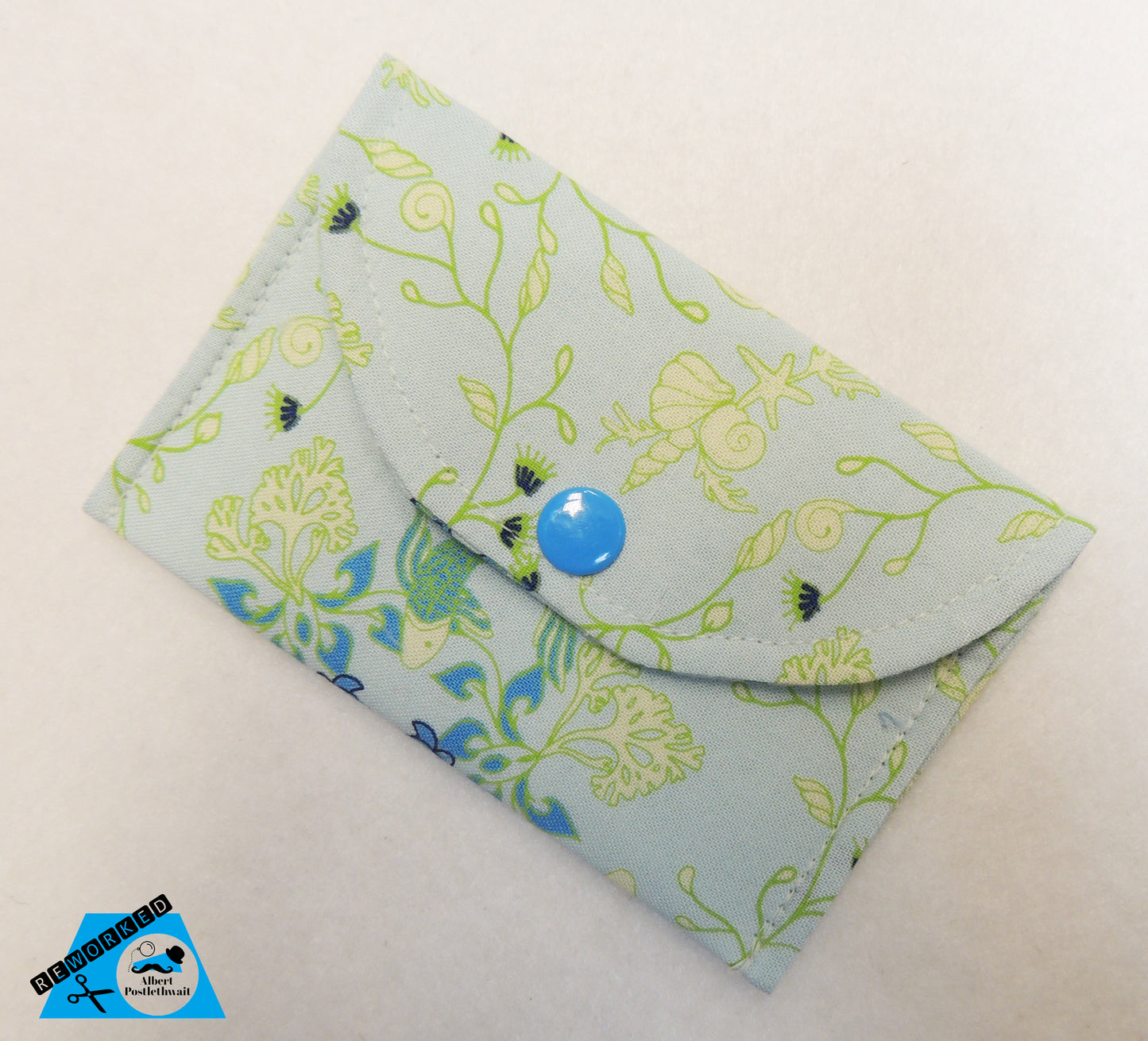 Pale Floral Card Purse