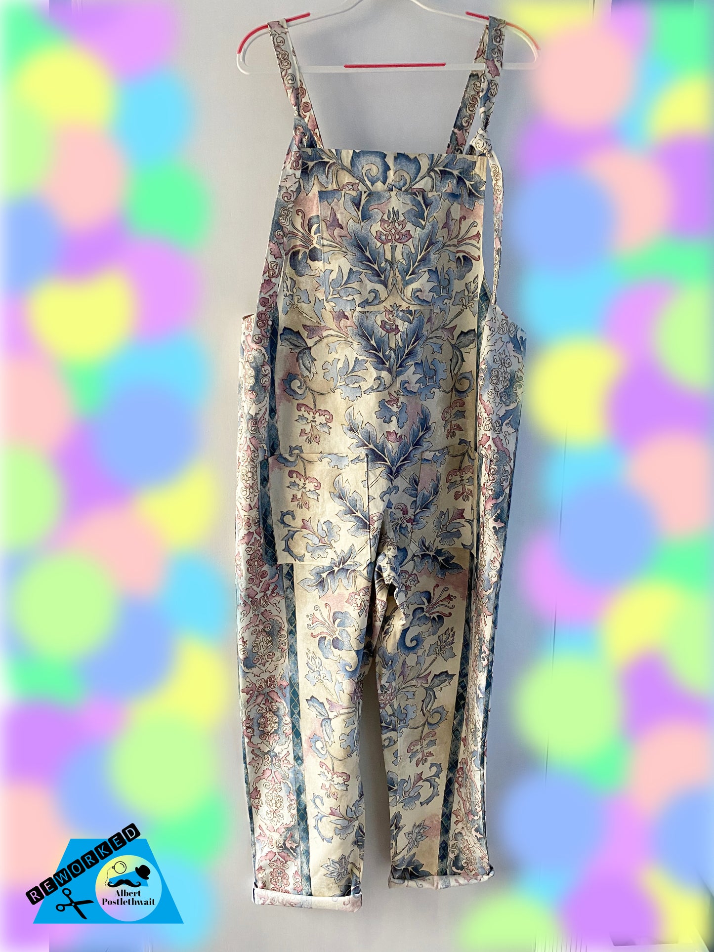 Floral Dungarees XXLarge