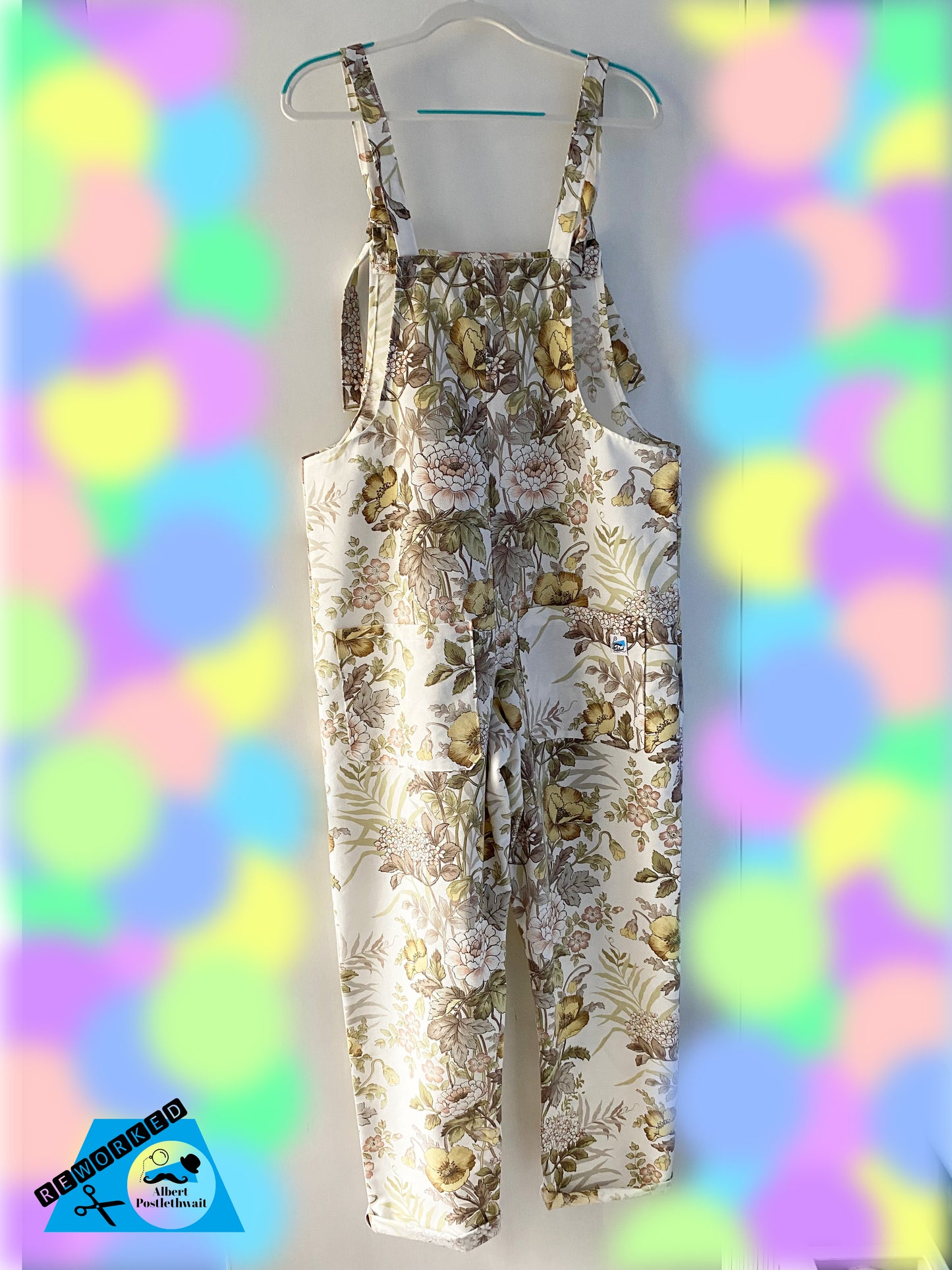 Floral Dungarees XLarge