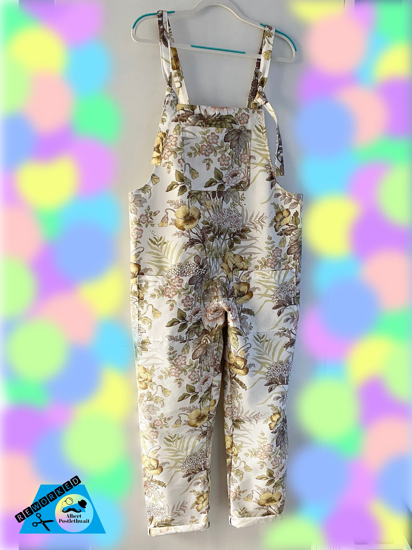 Floral Dungarees XLarge