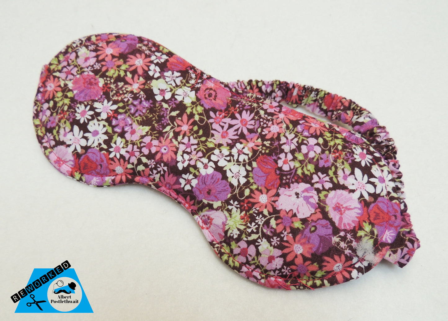 Pink Floral Eye Mask