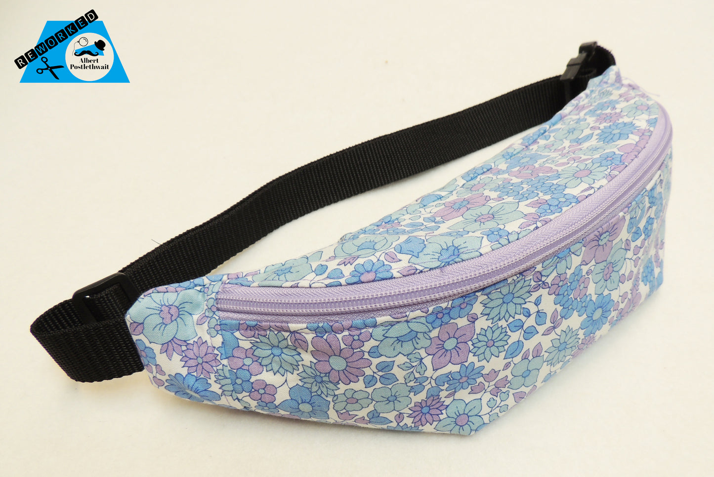 Blue/Purple Floral Bumbag