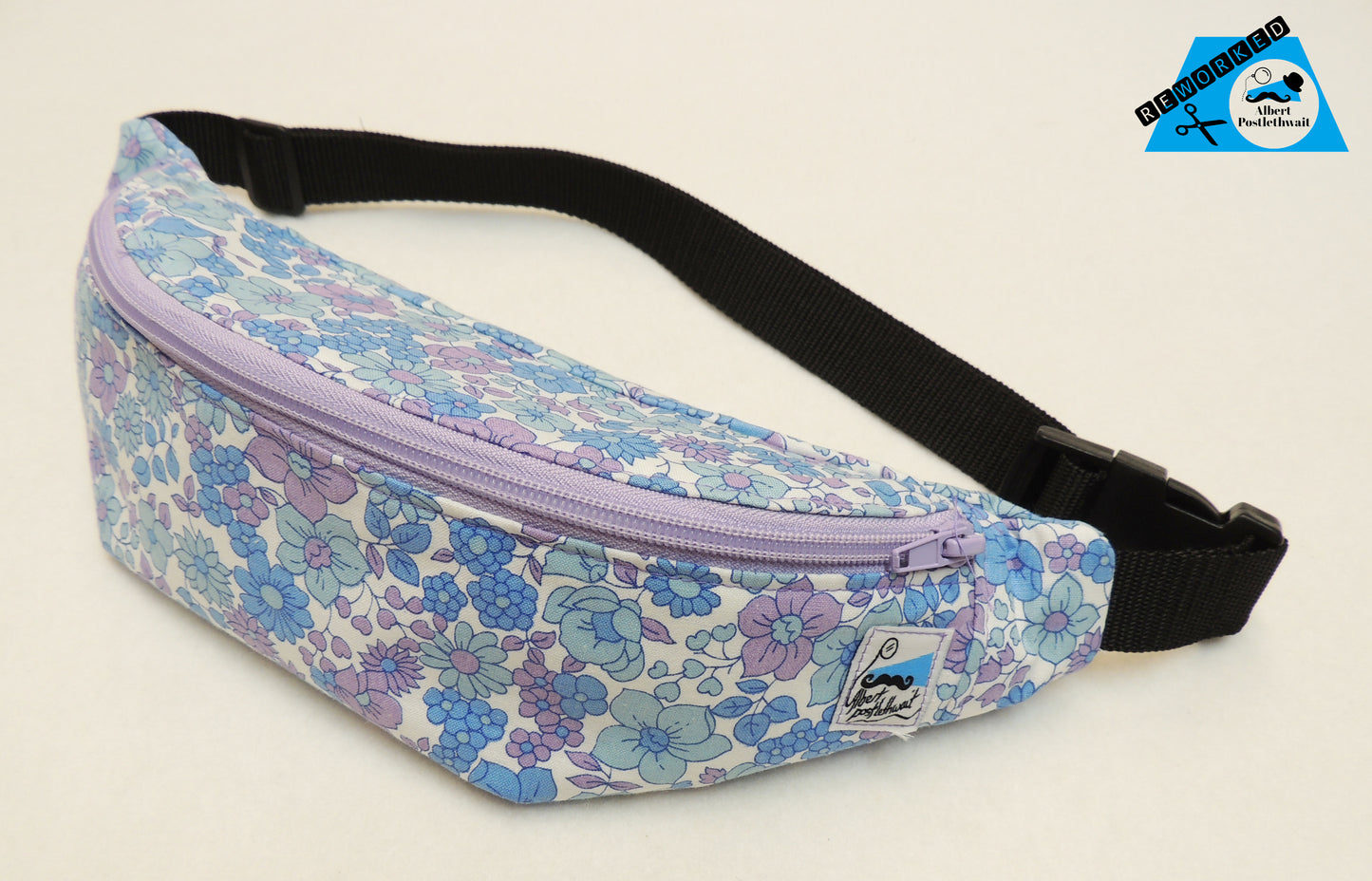 Blue/Purple Floral Bumbag