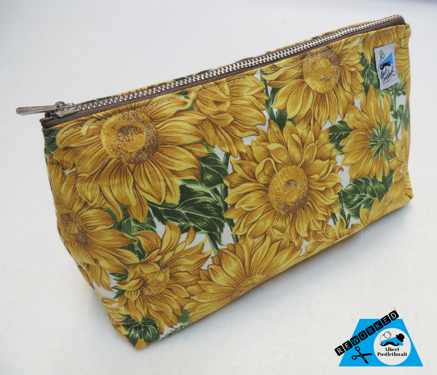 Golden Flower Cosmetics Bag