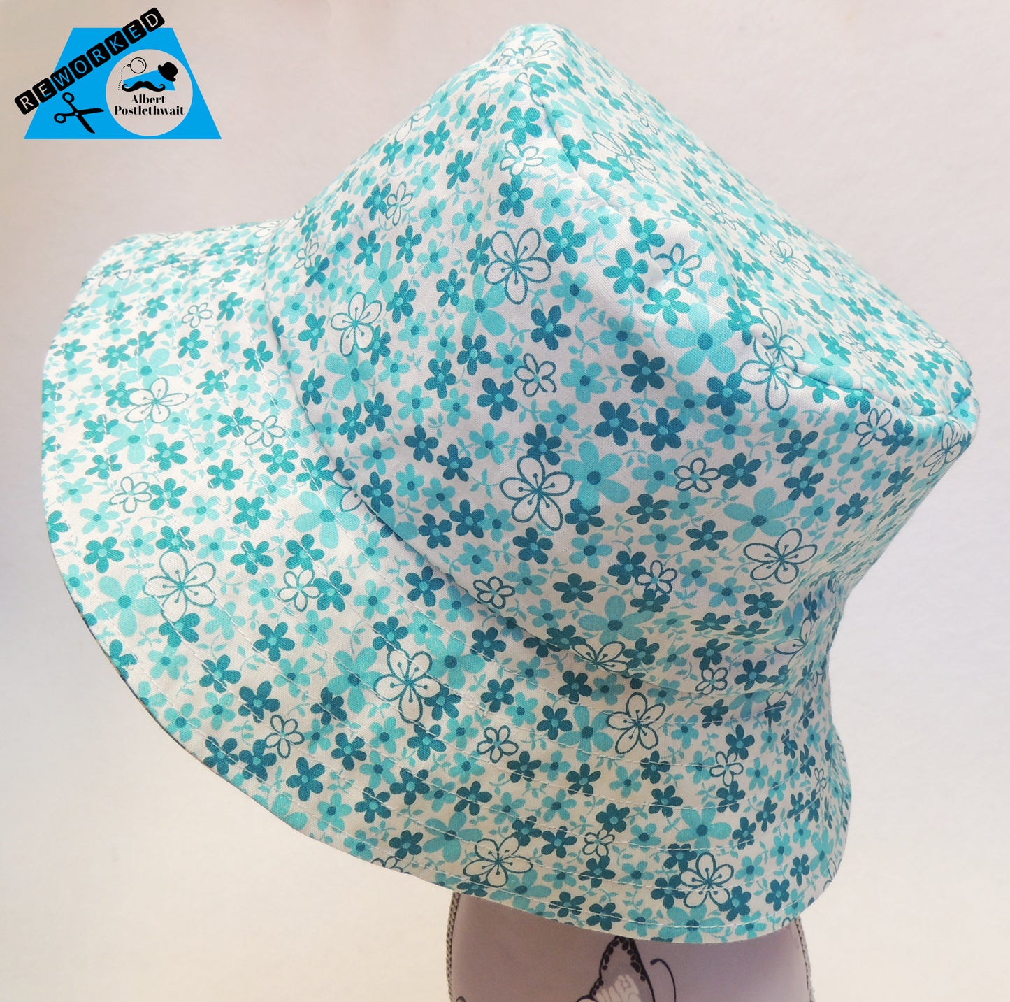Retro Floral Mix Bucket Hat size Small