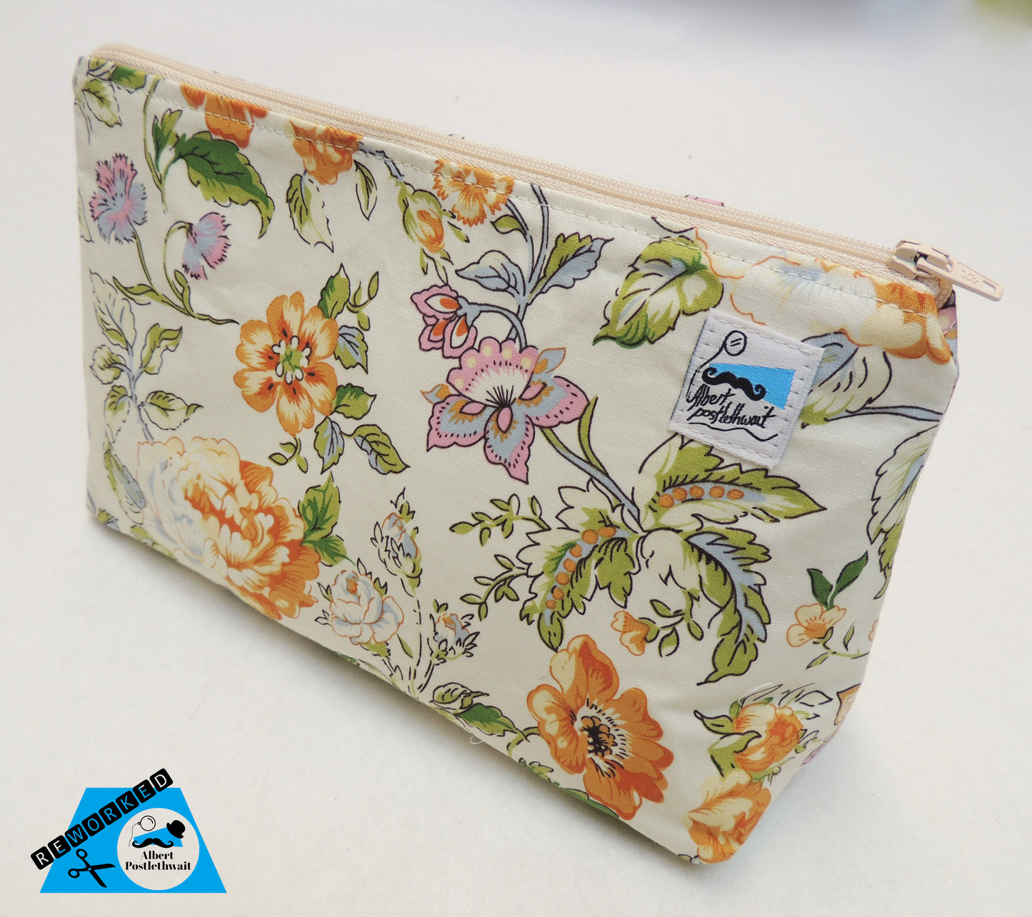 Floral Cosmetics Bag