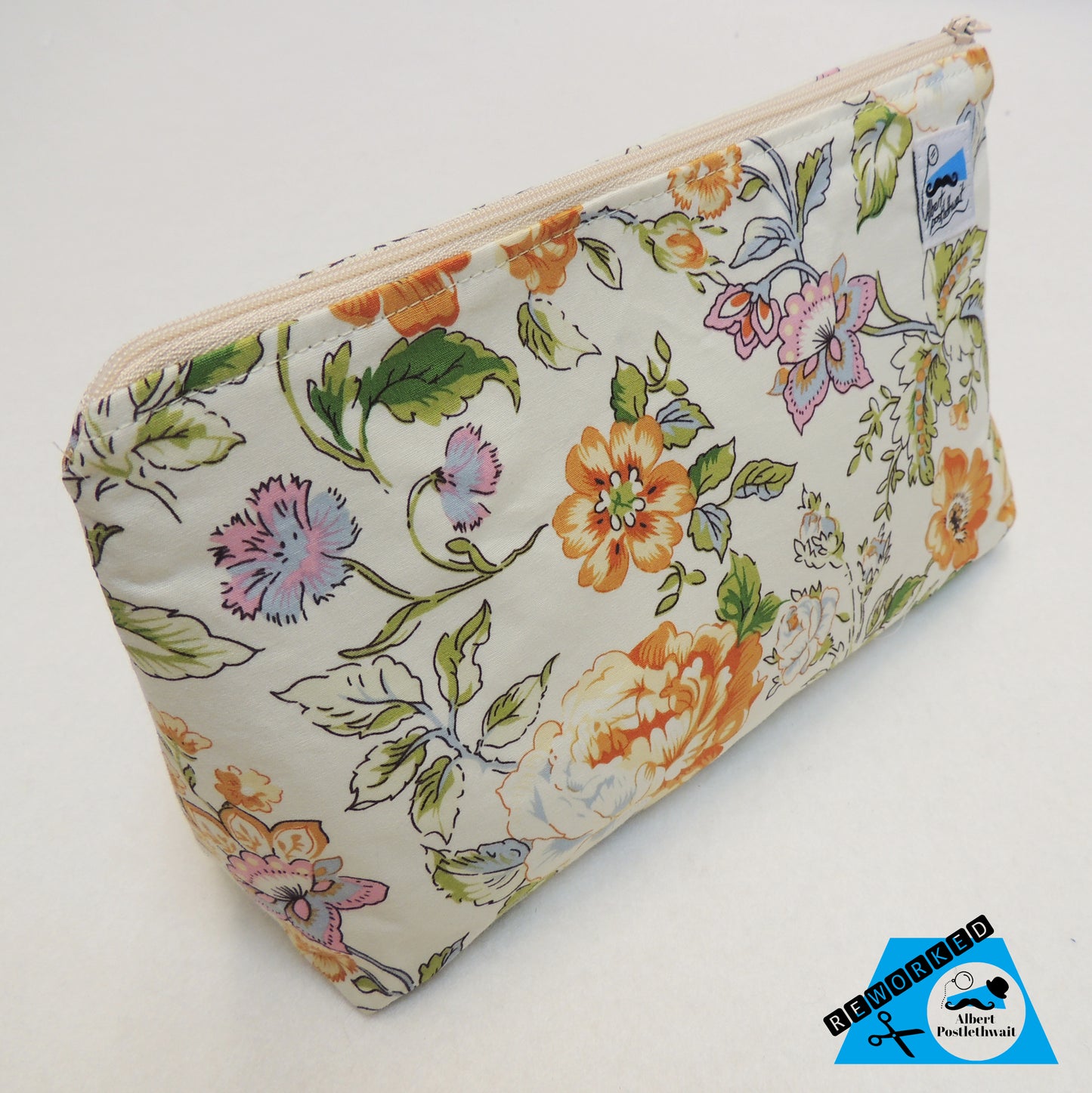 Floral Cosmetics Bag