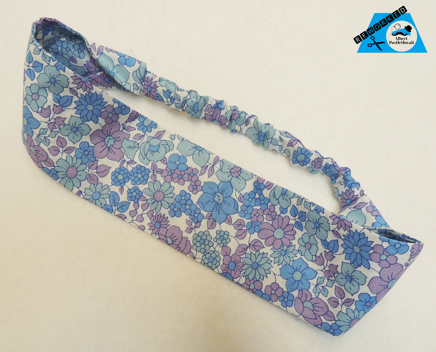 Blue/Purple Floral Headband