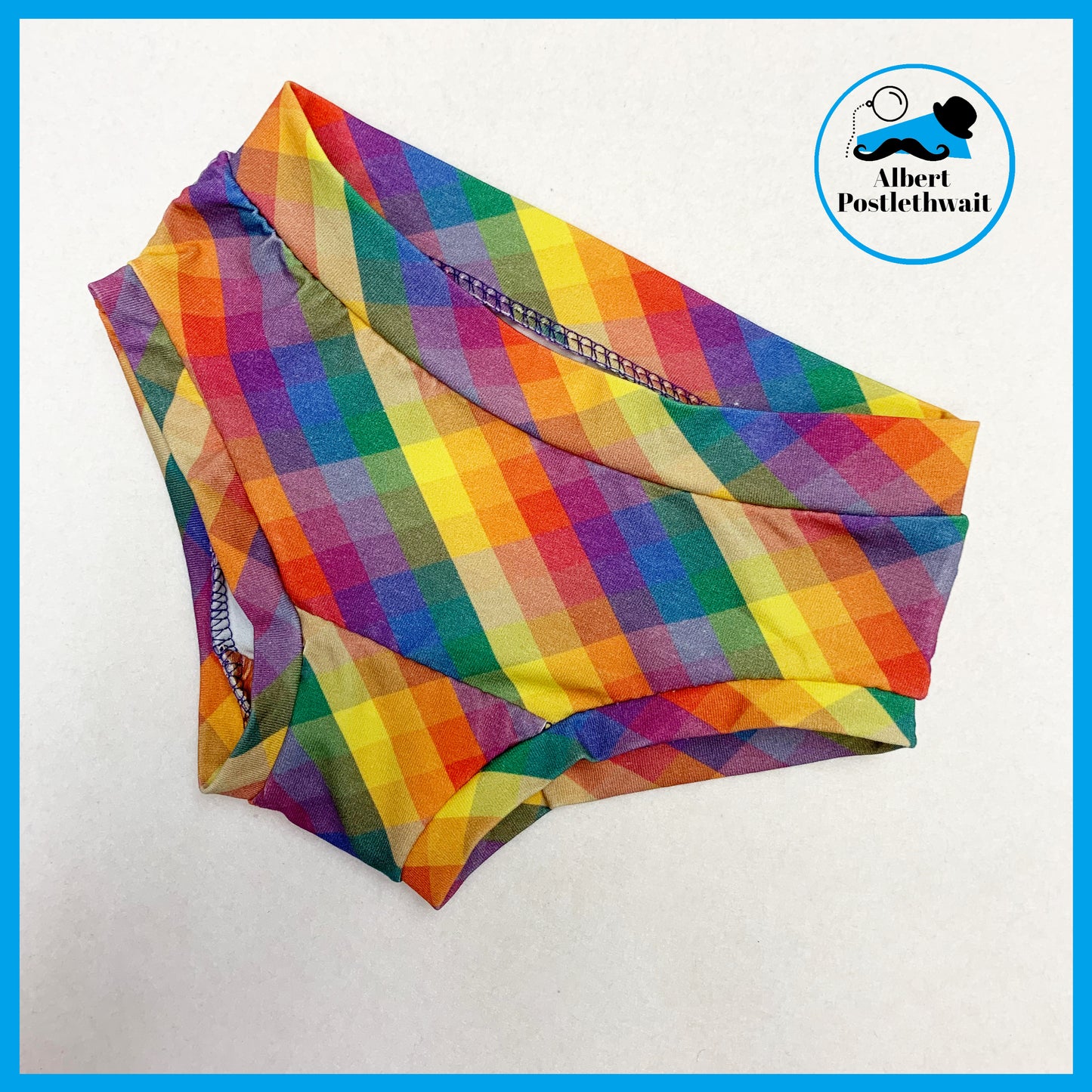 Rainbow Tartan Pants 5-6 years