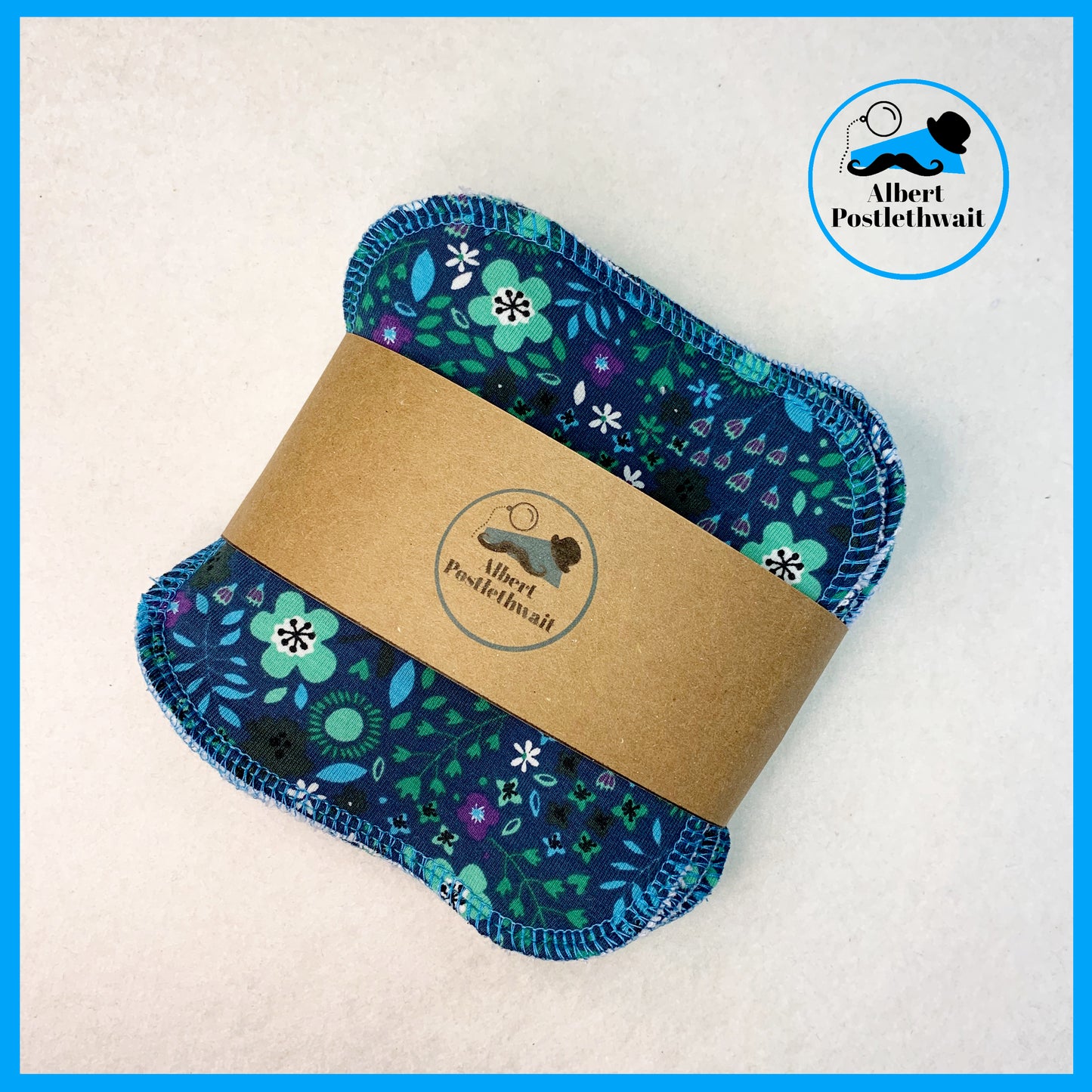 Set of 6 floral Wipes