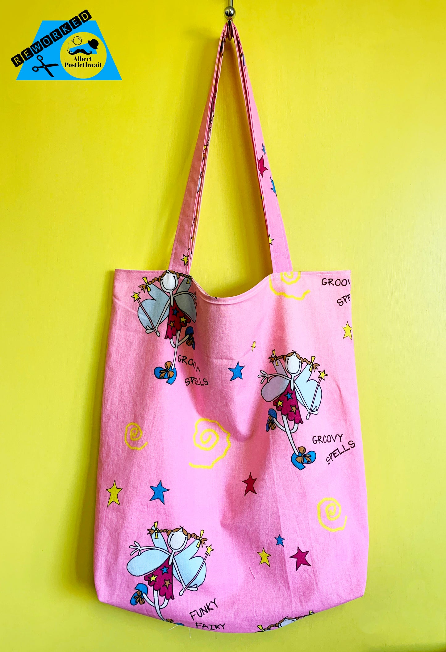 Funky Fairy Bang on the Door Tote Bag
