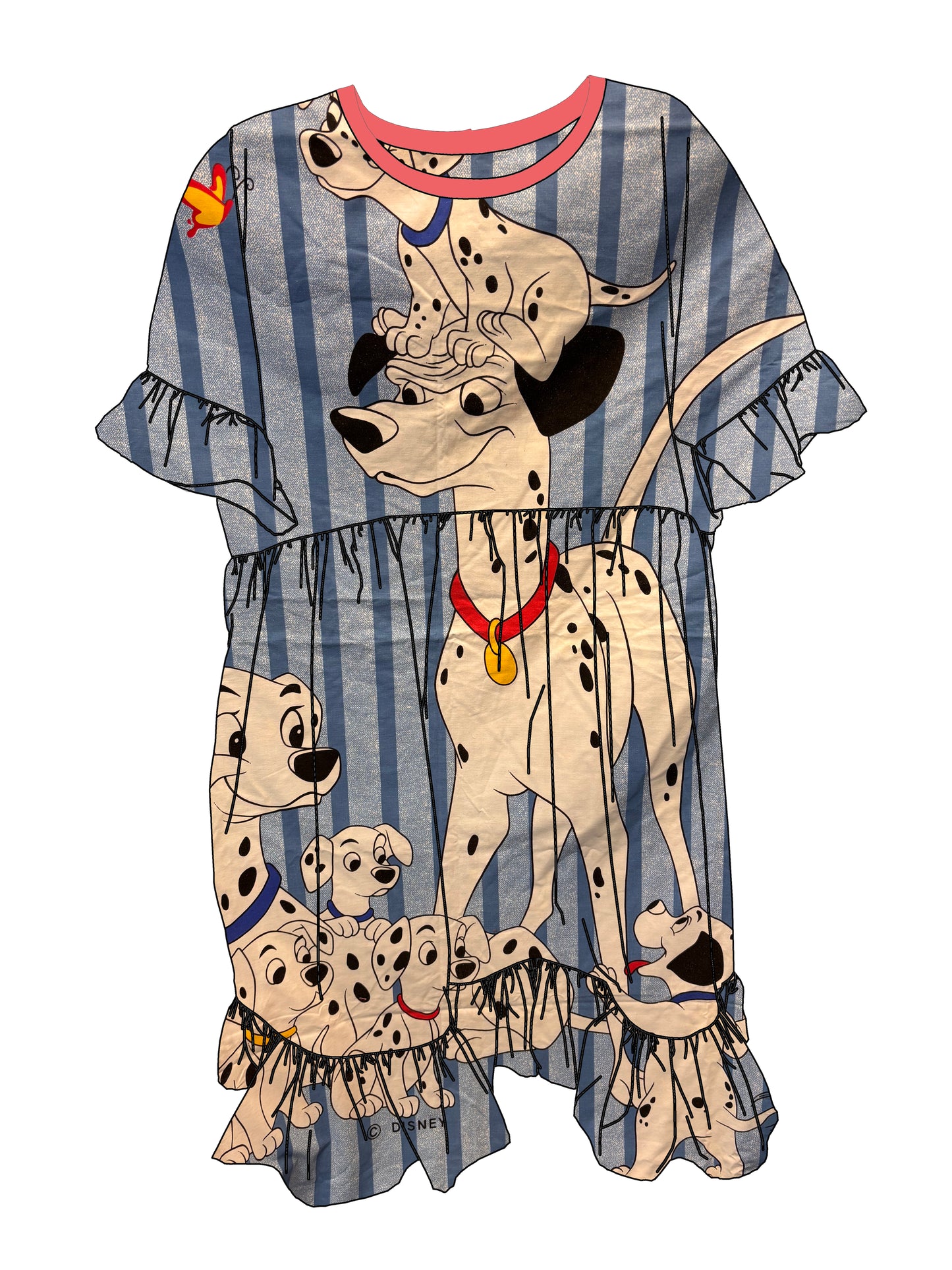 101 Dalmatians Smock Dress - Made to order
