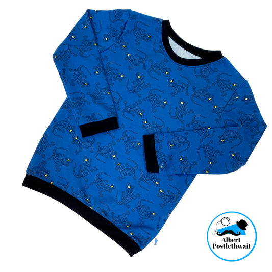 Blue Gecko Sweatshirt 3-4 years