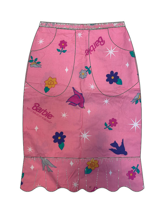 Barbie Ruffle Skirt - Made to Order