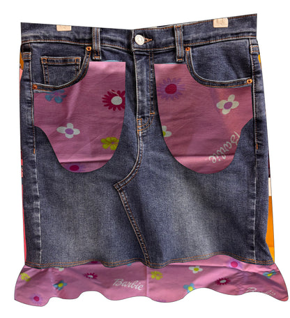 Send in my Jeans for a Denim Skirt - Barbie