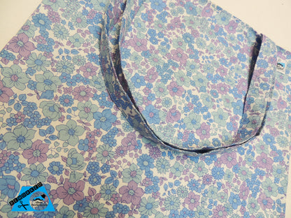 Retro Floral Tote Bag