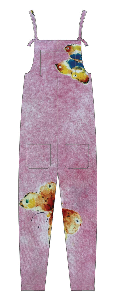 Vintage Butterflies Kids Dungarees - Made to Order