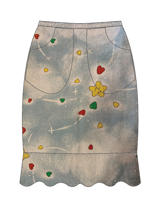 CareBears Ruffle Skirt - Made to Order
