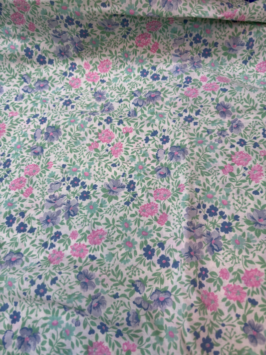 Floral Costmetics Bag - Made to Order