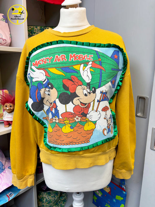 Mickey Air Mobile Sweatshirt Size Medium