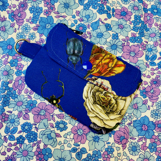Blue cobra Corsage Mini Purse