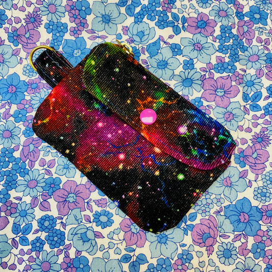 Galaxy Baby Cord Mini Purse