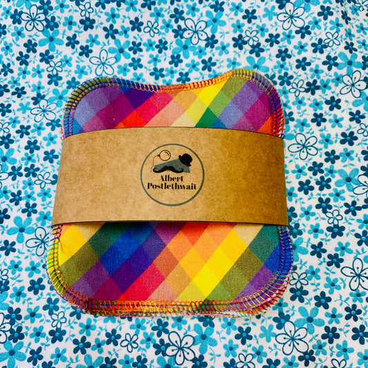 Set of 6 Rainbow Wipes