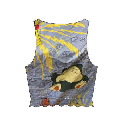 Pokemon Cropped Top - Made to Order