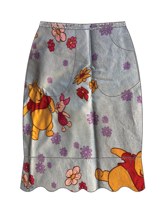 Winnie the Pooh Ruffle Skirt - Made to Order