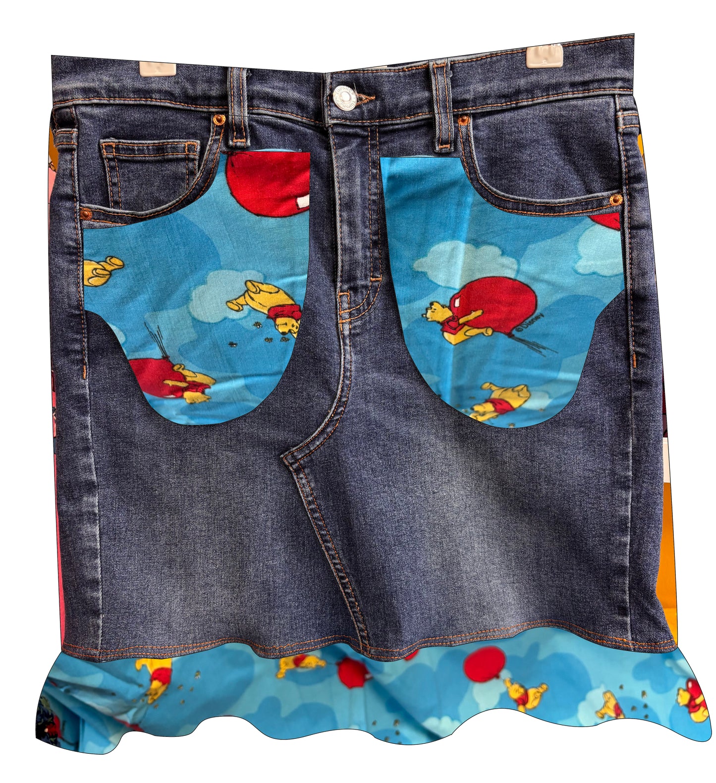 Send in my Jeans for a Denim Skirt - Winnie the Pooh