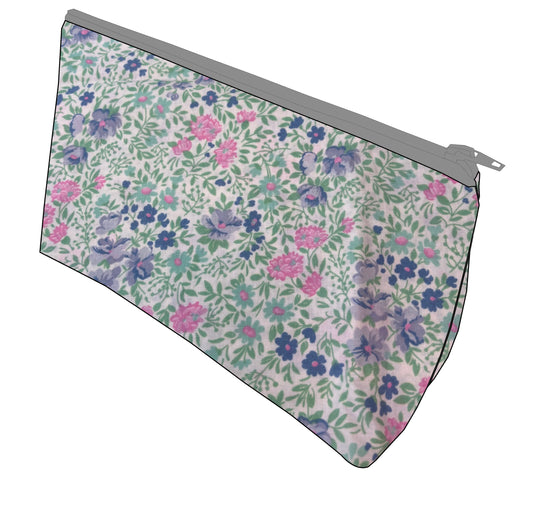 Floral Costmetics Bag - Made to Order