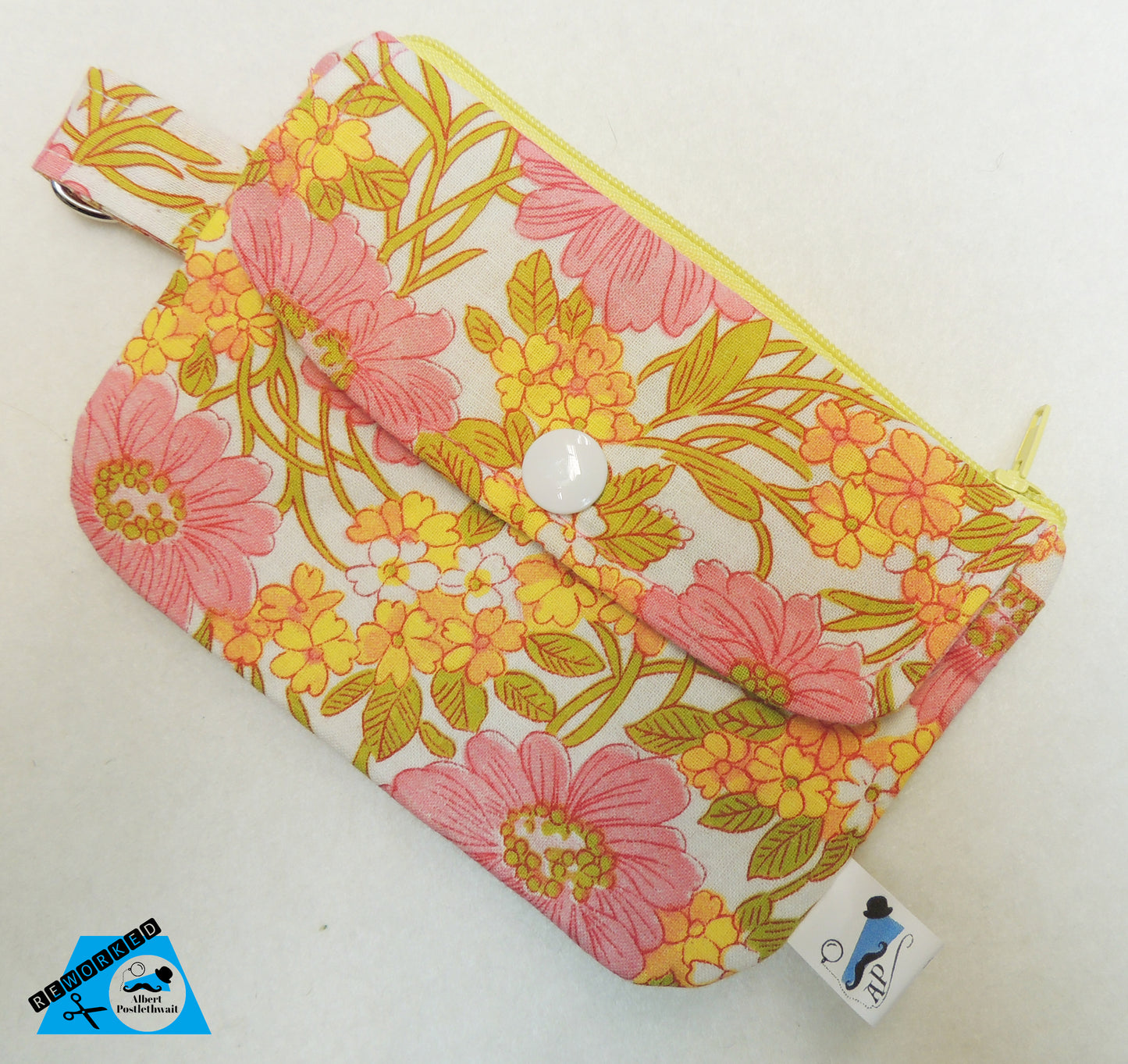 Pink/Yellow Floral Mini Purse