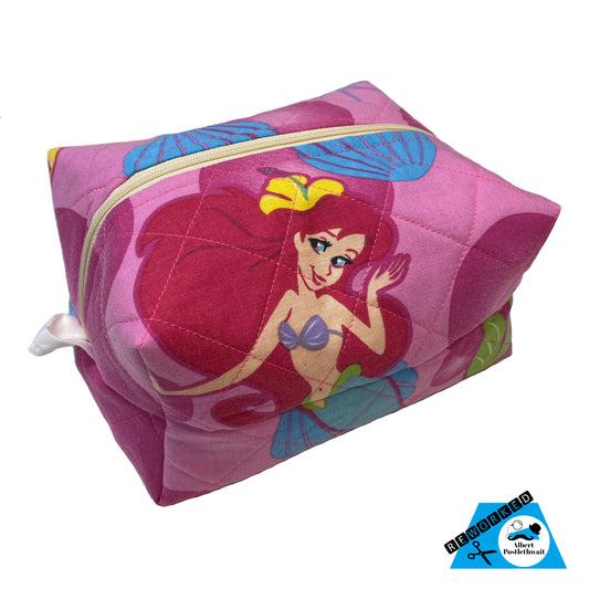 The Little Mermaid Quilted Make-up bag