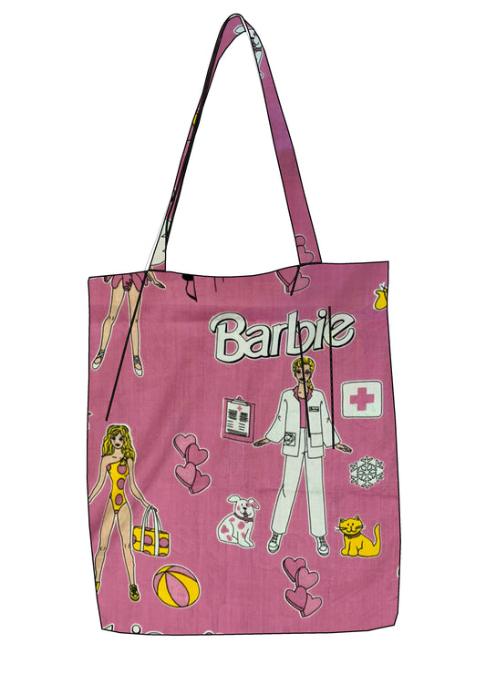 Vintage Barbie Tote Bag - Made to Order