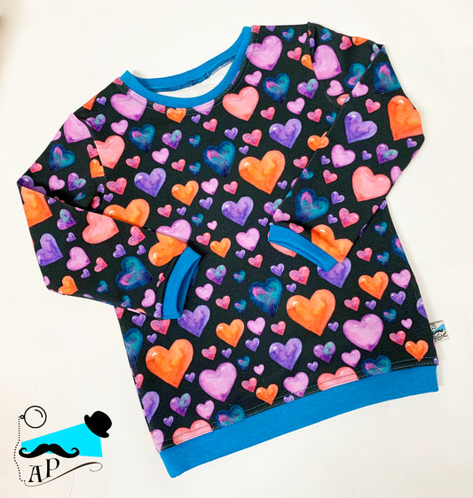 Heart Sweatshirt 3-4 years
