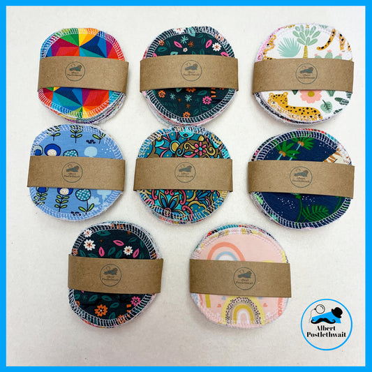 Set of 6 Reusable Face Wipes